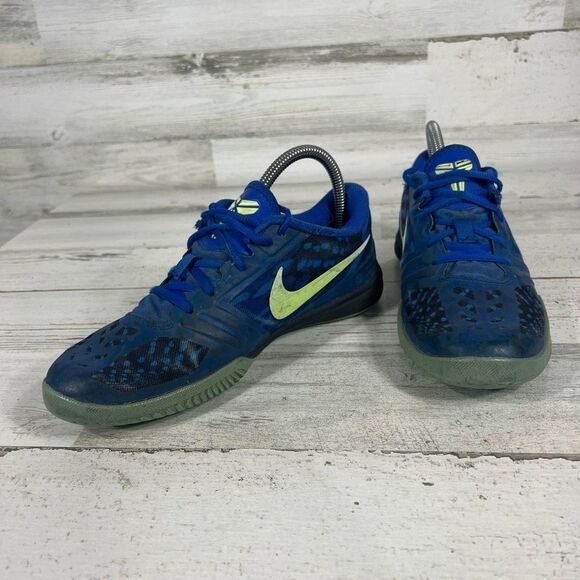 Nike Youth‎ Kobe Bryant Mentality Lace Up Blue Volt Basketball Shoes Size 5Y - Picture 5 of 8